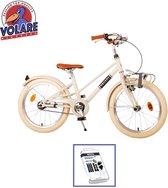 Vélo pour enfants Volare Melody - 18 pouces - Sable - Kit de réparation de pneus WAYS inclus