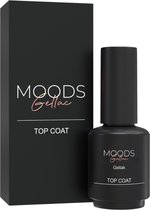 Moods Gellac - Top Coat - Vernis à ongles - Gellak Starter Pack - Ongles - Gellak Set - 15 ML