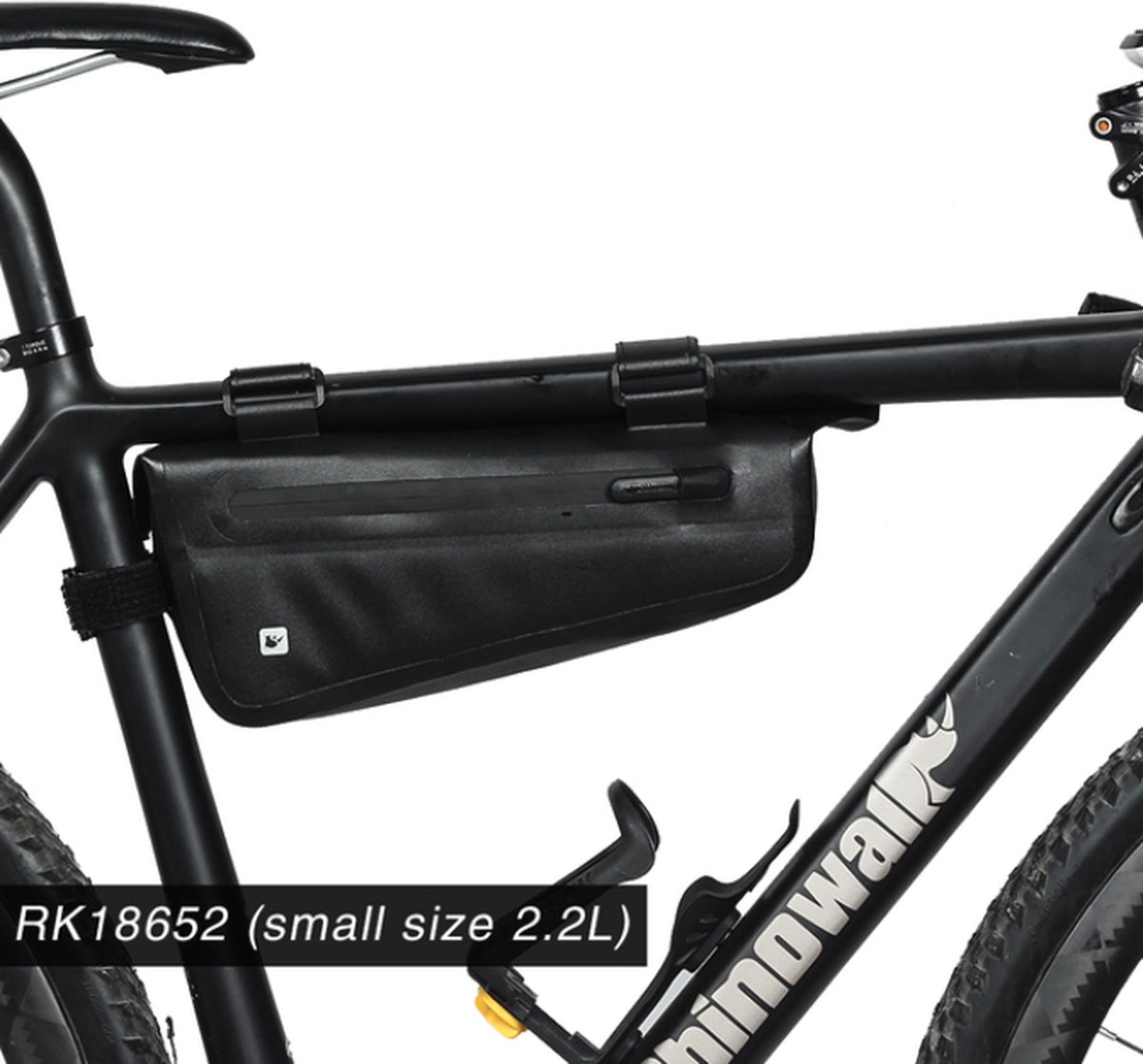 Fiets Frametas - Bike Packing - Lichte, smalle & waterdichte tas voor Racefiets of Mountainbike - 2.2L