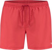 Purewhite - Heren Regular Fit Zwembroek - Rood - Maat XS