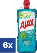 Ajax Eucalyptus Allesreiniger - 6 x 1.25 l
