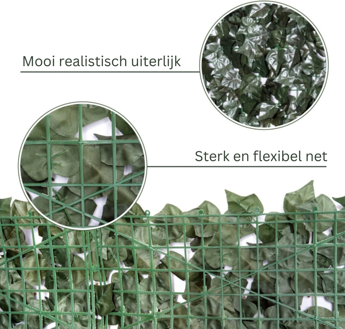 YQing Kunst klimop voor de tuin, inkijkbescherming, voor balkon, bladeren, omheining met kunstmatige klimop, decoratie voor buiten, groen ahorn, 1 x 3 meter
