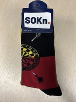 SOKn. Trendy sokken *DARTS* maat 35-41 (ook leuk om kado te geven !)