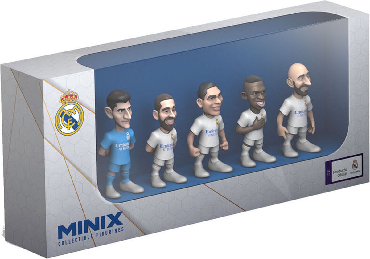 Figurines MINIX - Real Madrid - Set de 5 joueurs | bol.com