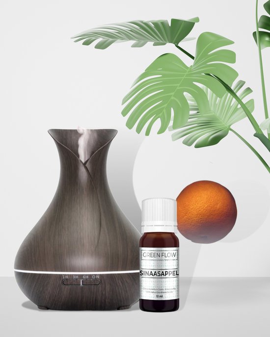 Aroma Diffuser - Vitality Pro - Dark Wood - Met afstandsbediening ...