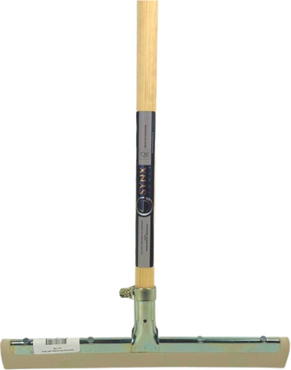 Goedkoopste Synx Tools 55 cm Vloertrekker Met Steel 150cm - Vloerwisser - Trekkers - Wit - Vloermop - Vloerreiniger - Met Houten Steel 150 CM
