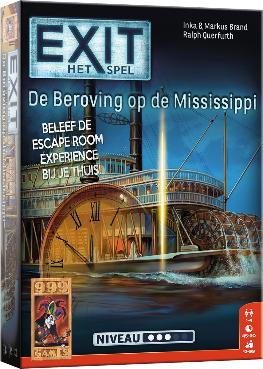 EXIT - De beroving op de Mississippi Breinbreker - 999 Games
