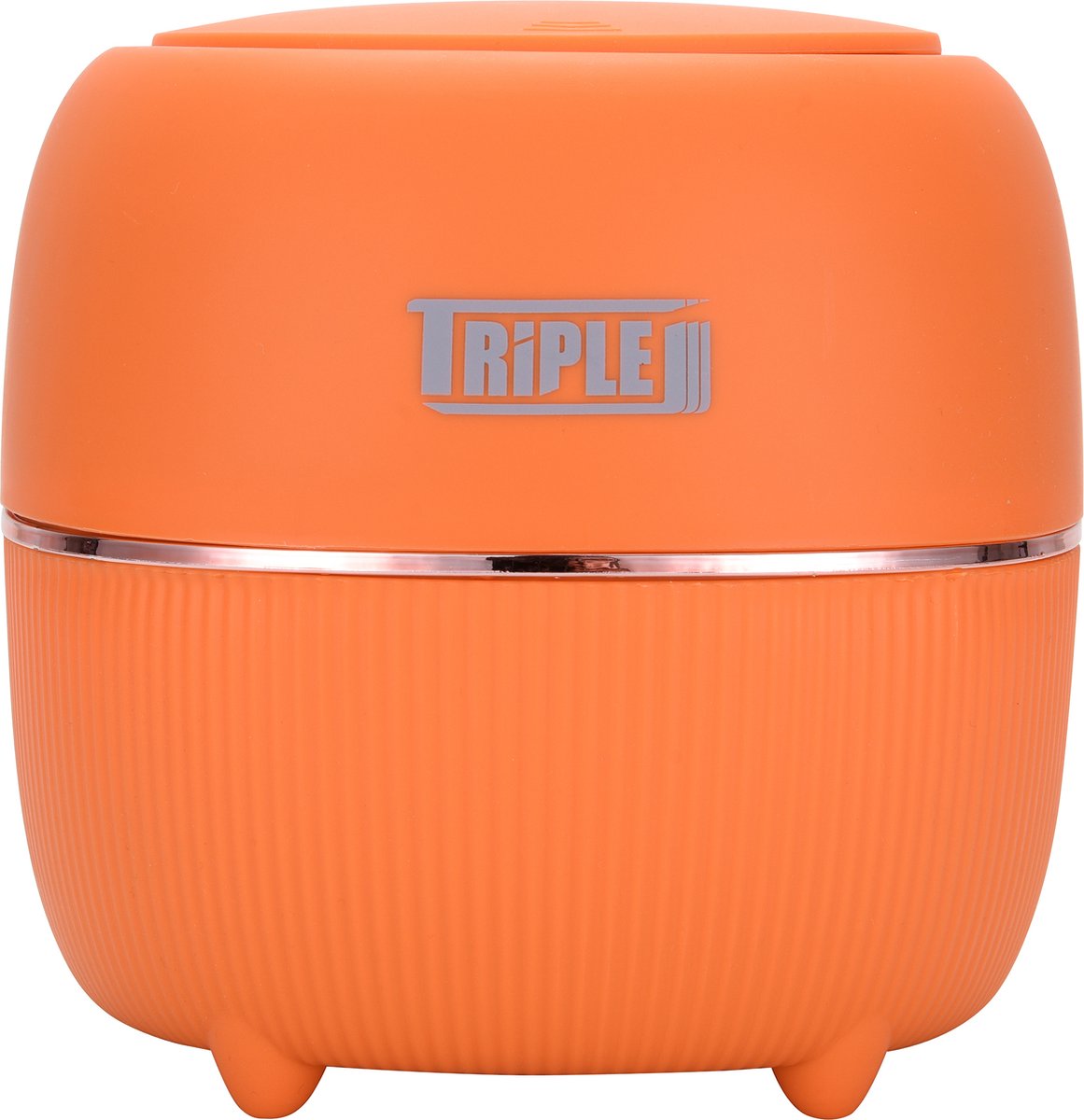Triple J® Tafelafvalbakje - Aanrecht afvalbakken - Met deksel - Prullenbak voor tafel - Oranje