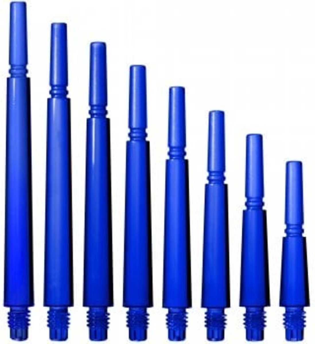 Cosmo shaft ( 2 sets= 6 stuks ) normal locked clear blauw - maat 7 = 38.5 m