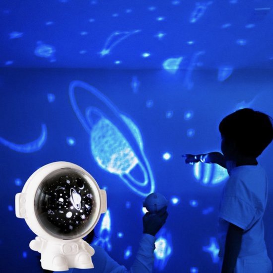 Sterren Projector - Nachtlampje - Kinder Lamp - Sterrenhemel - Roterende LED - Projectielamp met Afstandsbediening - Muziek Gestuurd - Draadloos - Konijn - Baby Cadeau - Kraamcadeau - Leuke Cadeautjes Voor Kinderen - Volwassenen van Merkloos — afbeelding 4