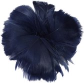 Jessidress® Haarclip Feestelijke Haarbloemen Luxe Haar clip - Donker Blauw