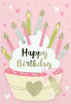 Depesche - Kinderkaart met de tekst "Happy Birthday to you!" - mot. 033