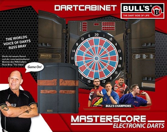 KOTO – Elektronisch Dartbord Soft 590 Draadloos, 6 Soft Darts 24 Punten, 32 Spellen, 590 Varianten, Draagbaar en Eenvoudig te Installeren