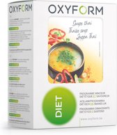 Oxyform diëtetieke thaise soep | Set van 2 voordelige etuis (12 maaltijden) I 86 cal per eiwitsoep I Poederbereiding I Laag in Vet Calorieën Suikers I Verrijkt met vitamines
