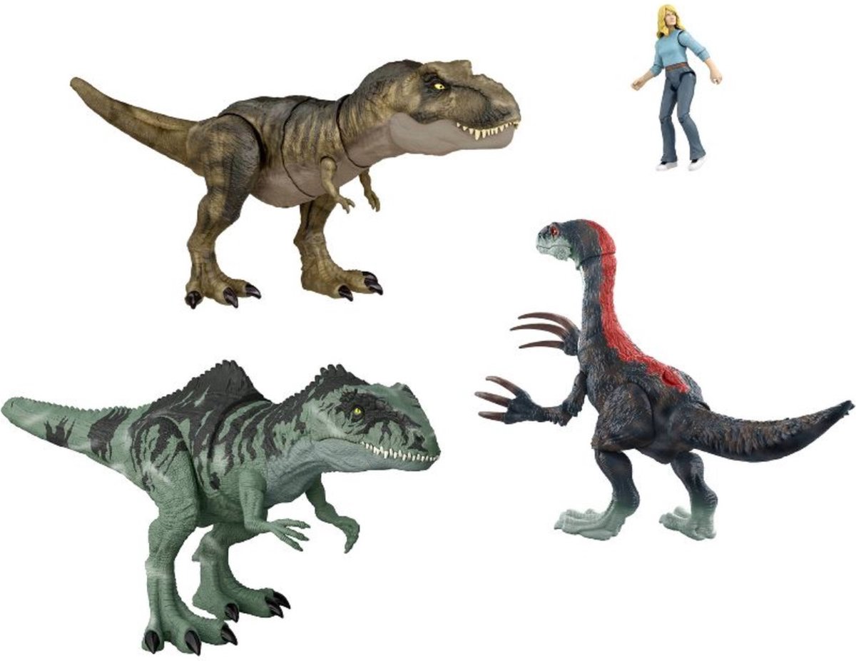 Jurassic World - Coffret Humain et Dino - Claire et Dilophosaure