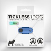 TICKLESS Mini Dog - Ultrasone teken en vlooienbestrijder voor kleine honden - Oplaadbaar - Vrij van chemicaliën - Met Nachtlichtfunctie - Mini Dog - Blauw