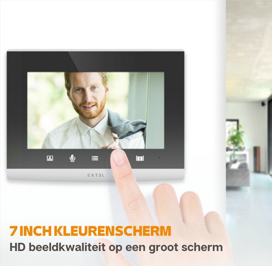 Extel 720324 Complete set voor Video-deurintercom WiFi Grijs, Zwart van Extel — afbeelding 2