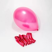 Ballonnen Roze Fuchsia Metallic - 10 stuks - Roze Balonnen - Verjaardag versiering - Decoratie vrijgezellenfeest - Balloons Versiering blauw ballonnen - 10 stuks