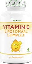 Liposomale vitamine C - 240 veganistische capsules - Premium: Hoog gedoseerd met 1000mg pure vitamine per dag - Bijzonder hoge biologische beschikbaarheid