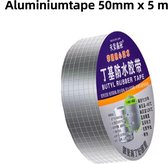 Aluminiumtape - Aluminium Tape - 50mm x 5m - Zilver - Waterdicht - Oliedicht - Temperatuurbestendigheid - Isolatie