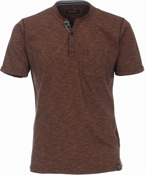 Casa Moda T-shirt à manches courtes - 933995200 Oranje (Taille: L)