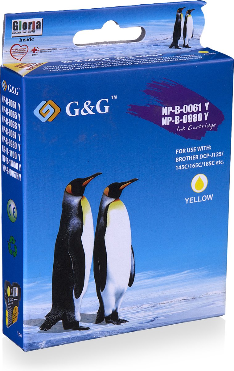 G&G NB-OLC61Y inktcartridge 1 stuk(s) Geel