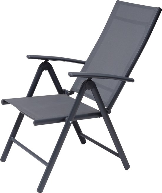 Bestgarden Tuinstoel 7 Standen - Tuinmeubelen - Antraciet van Bestgarden — afbeelding 3