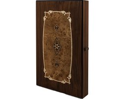 Backgammon - Tavla - Handgemaakt - Hout - Luxe uitgave - 52 x 30 x 7,5 cm