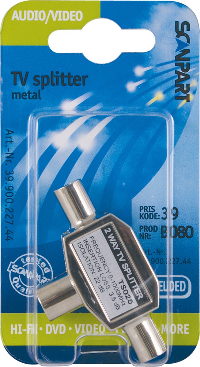 Bandridge VVP421 kabeladapter/verloopstukje
