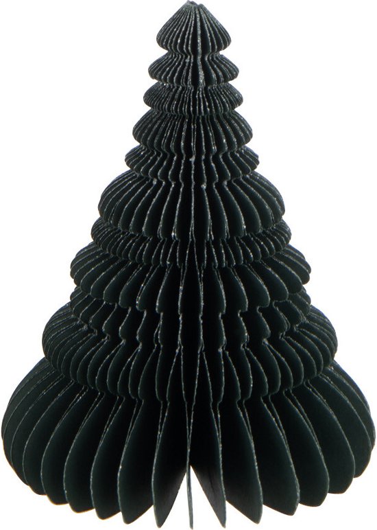 J-Line suspension Sapin De Noël - papier - vert - small - 2 pcs