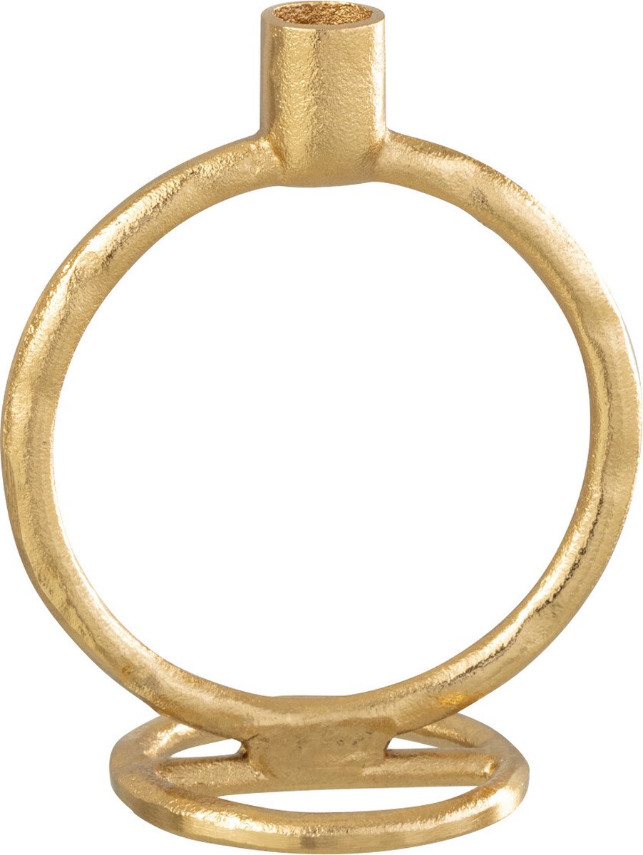 J-Line kaarshouder Ring - aluminium - goud - large