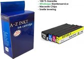 AtotZinkt Premium cartridges voor HP 970XL / 971XL | Multipack van 4 inktcartridges voor HP OfficeJet Pro X451DN, Pro X451DW, Pro X476DN MFP, Pro X476DW MFP, Pro X551DW MFP, Pro X576DW MFP