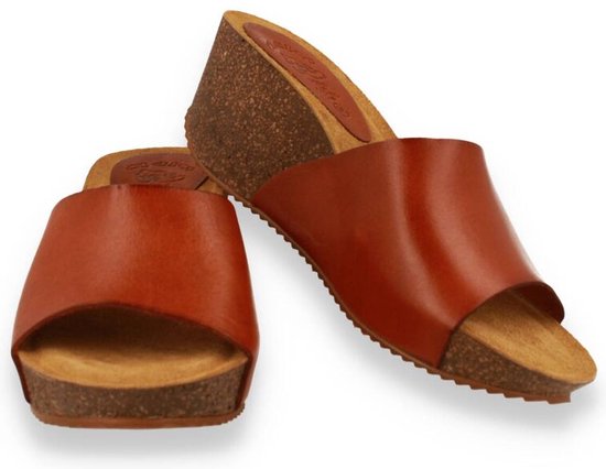 Hee Dames Slipper Cognac COGNAC 36 bol