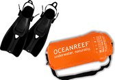 Ocean Reef Duo 2 snorkelvinnen in drybag - Zwart S/M