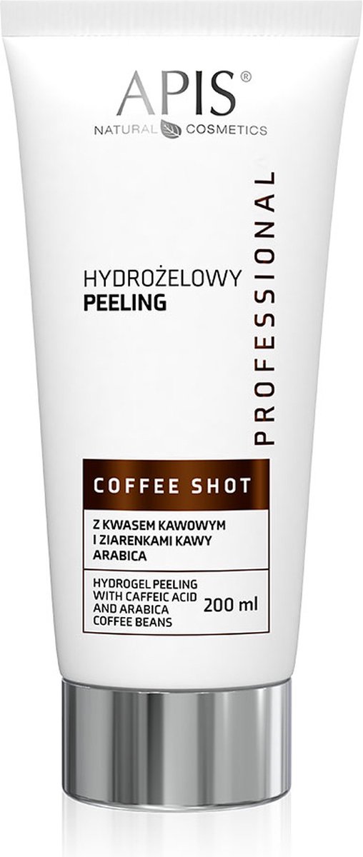 Coffee Shot hydrogel scrub met koffiezuur en arabica koffiebonen 200ml