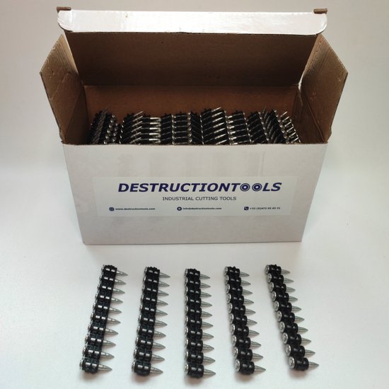 1000x Schietnagels 19mm - Voor Hilti Gx3/gx100/gx120 6 1000x Nägel 22mm - Für Würth DIGA CS-2/3 Hilti Tools
