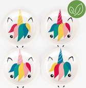 Unicorn | Eenhoorn | Minibordjes | diameter 18 centimeter