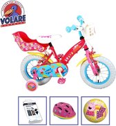 Volare Kinderfiets Peppa Pig - 12 inch - Roze - Twee handremmen - Met fietshelm en accessoires