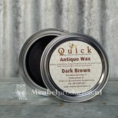 Quick wax (antiekwas, boenwas, Terpentijnwas)Donkerbruin, Dark Brown, Bruin 375 ml