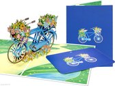 Popcards Pop-up Cards - Carte de Noël Arbre de Noël autonome avec décorations brillantes Carte pop-up Carte de voeux 3D