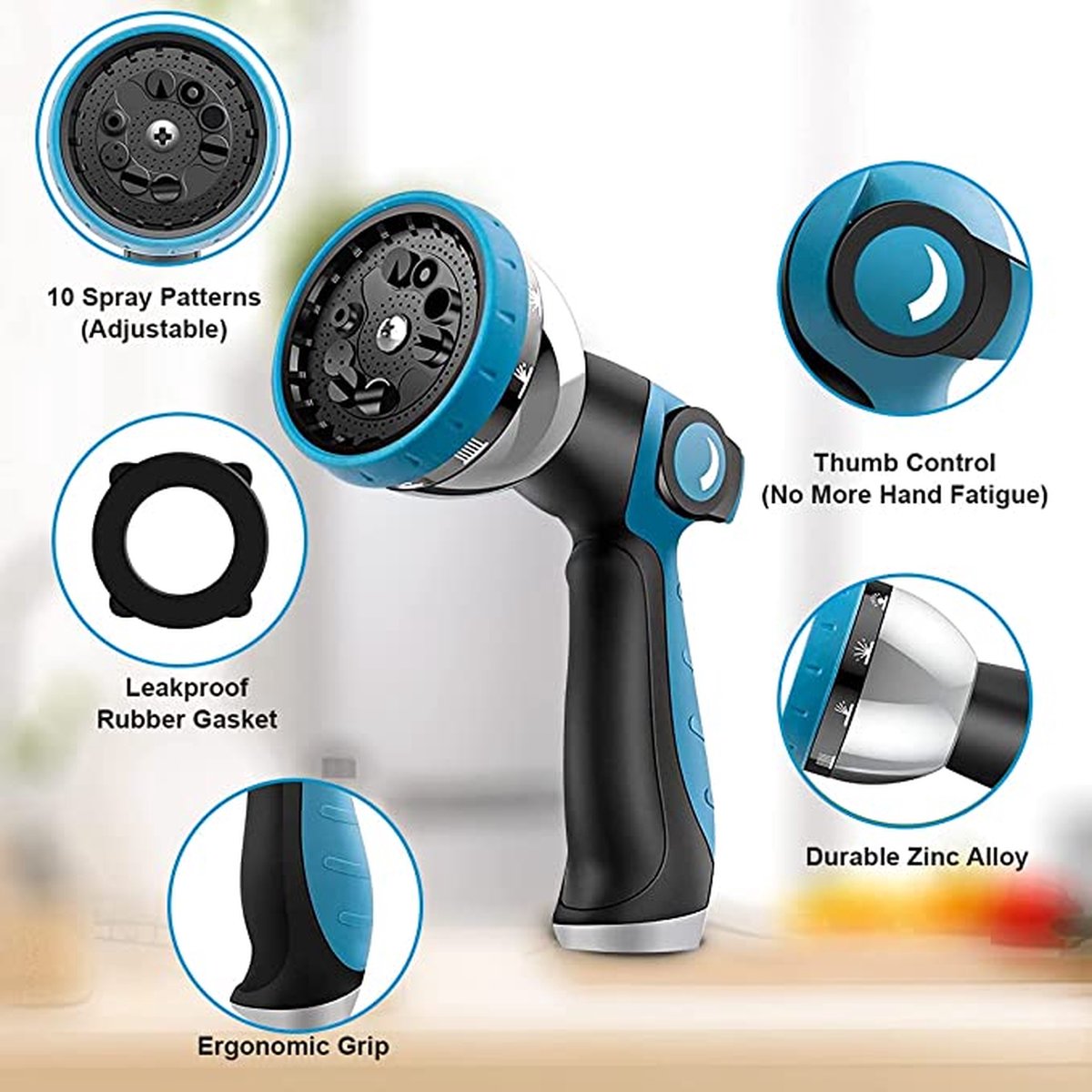 Flexibele tuinslang, garden hose, water hose, premium tuinslang in professionele kwaliteit 30m – foto 4