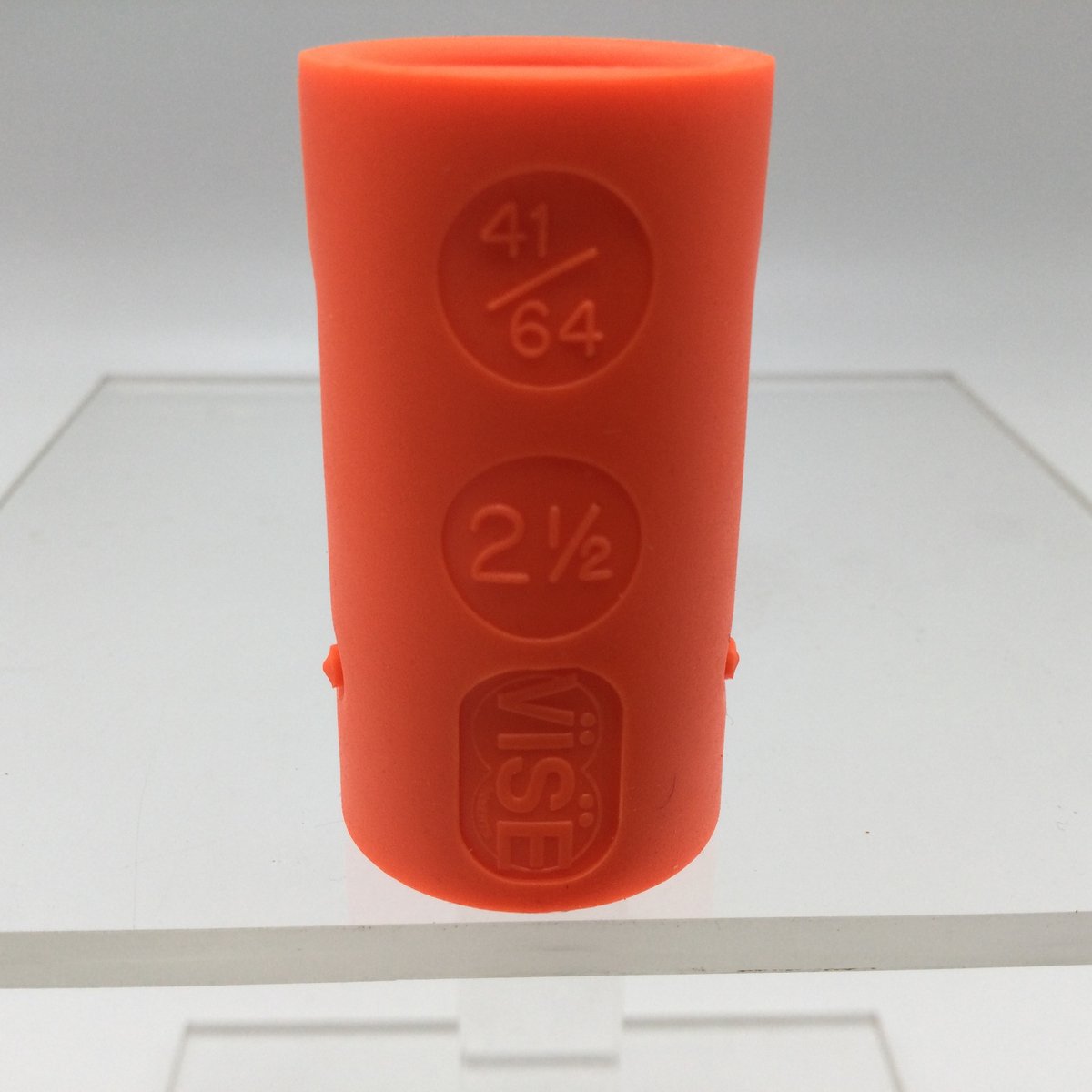 Bowling Bowlingbal vinger inserts, per 2 stuks, 'Vise powerlift / semi-grip inserts' , naar keuze powerlift of semi-grip, kleur oranje, maat 41/64 , nr. 2,1/2, boormaat 7/8