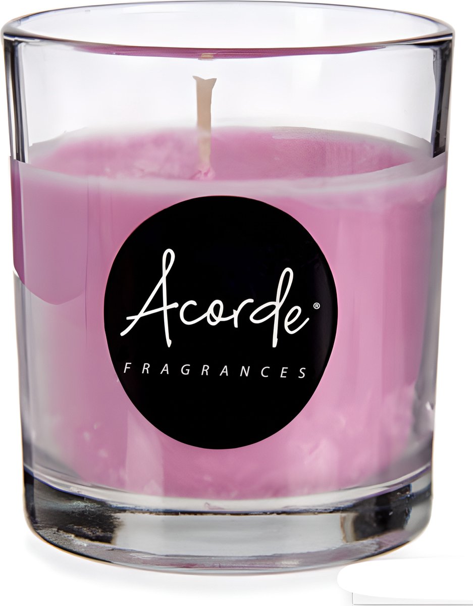 Acorde - Geurkaars Lavendel - Geurkaars geschenk 30 branduren
