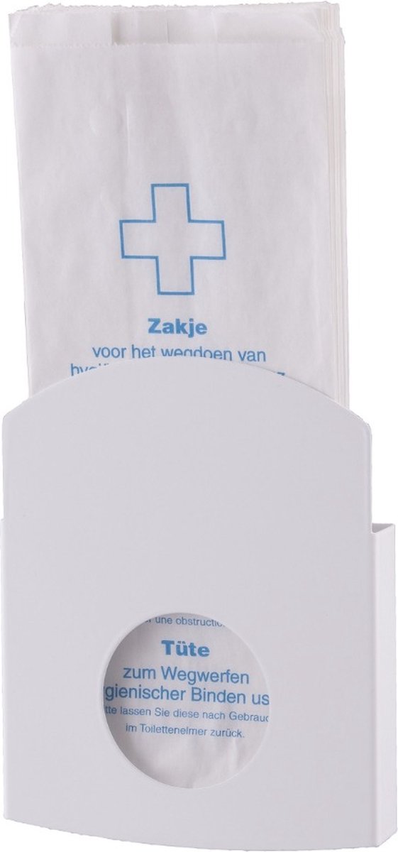 Dutch Bins hygiënezakjeshouder wit