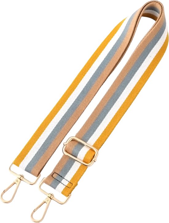 Schouderband voor Tas - Draagband met Strepen - 4 cm - Multi