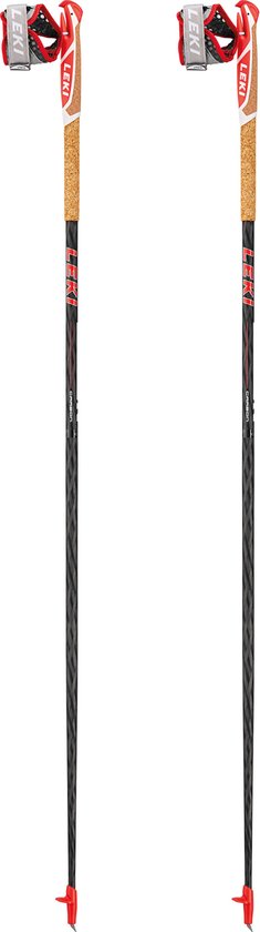 Leki Vertical K - Weiss rouge fluo - Taille 110cm