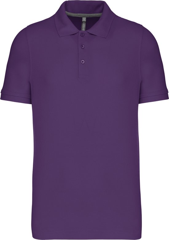 Polo homme manches courtes avec boutons marque Kariban Violet - S