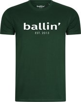 Ballin Est. 2013 - Heren Tee SS Regular Fit Shirt - Groen - Maat L