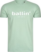 Ballin Est. 2013 - Heren Tee SS Regular Fit Shirt - Groen - Maat M