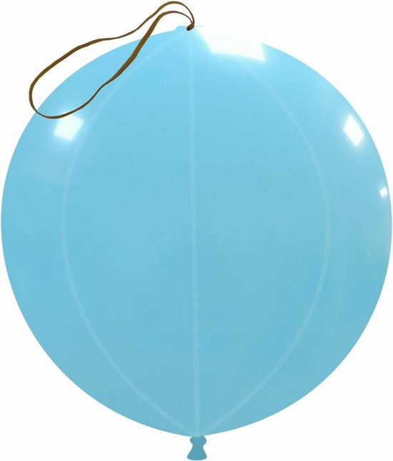 Punch ballonnen - licht blauw - Cattex - Boksballonnen - met elastiek - 50 stuks